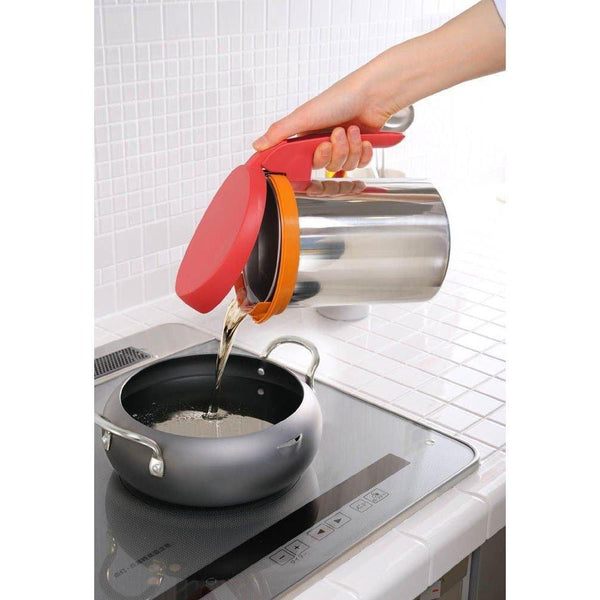 Uchicook Roka Pot Cooking Oil Filter Pot Red UCS1RD