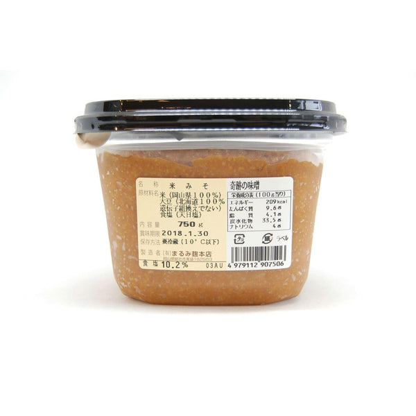 Marumikoji Kiseki Miso Natural Made Premium Miso Paste 750g