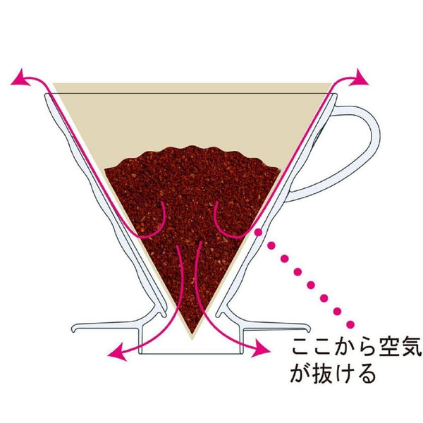 Hario V60 Glass Coffee Dripper with Olive Wood 1-2 Cups VDGR-01-OV