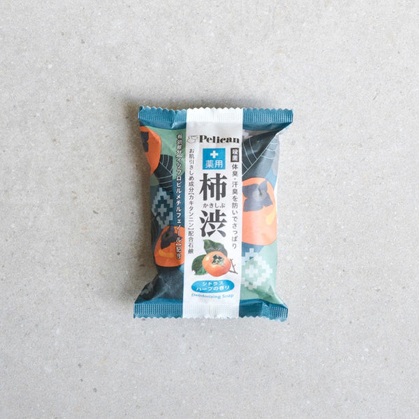 Pelican Soap Medicated Persimmon Tannin Body Bar Soap 80g