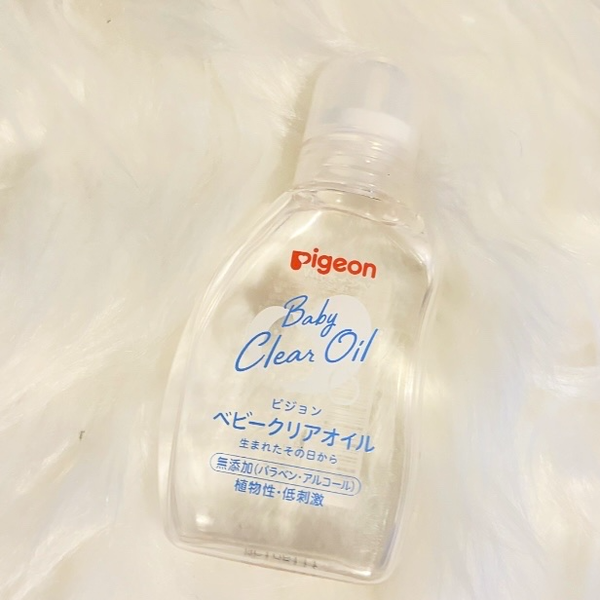 Pigeon Baby Clear Moisturizing Oil Safe Gentle for Baby Skin 80ml