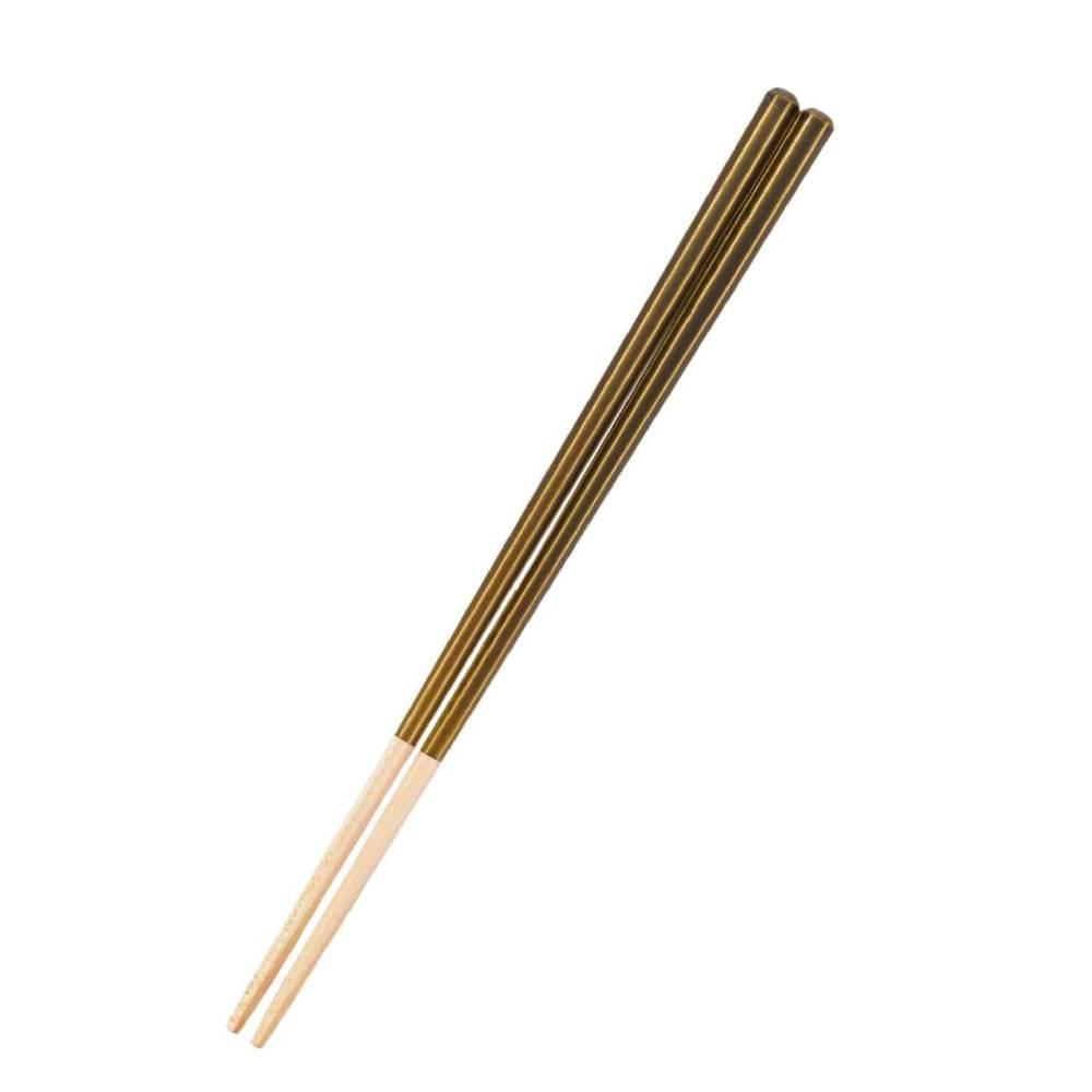 Premium Octagonal Chopsticks Patented Non-Slip Technology Green 23cm
