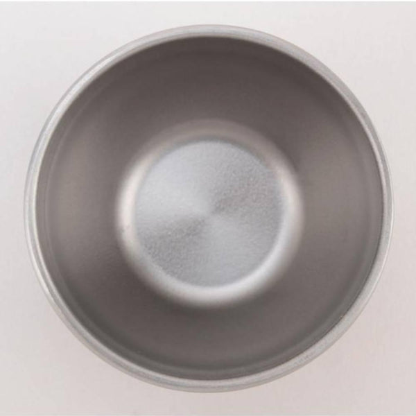 Ptygrace Titanium Hammered Sake Cup Double Wall Insulated 60ml