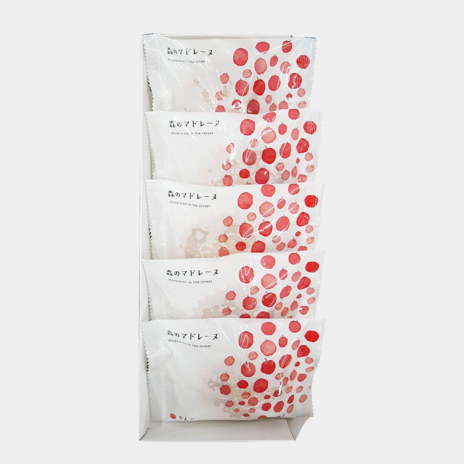 Ragueneau Patissier's Apple Madeleine Aomori Apple Sponge Cake 5 Pieces