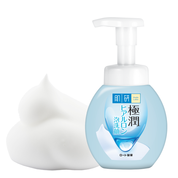 Hada Labo Gokujyun Hyaluronic Acid Foaming Face Wash 160ml