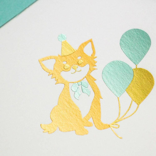 Rokkaku Origami Message Card With Envelope Cute Chihuahua Design