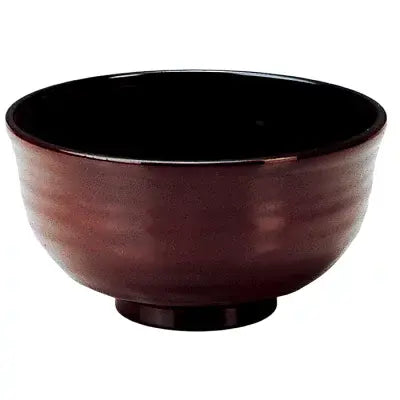 Rustic Traditional Soup Bowl Brown Tortoise Shell Pattern 440ml