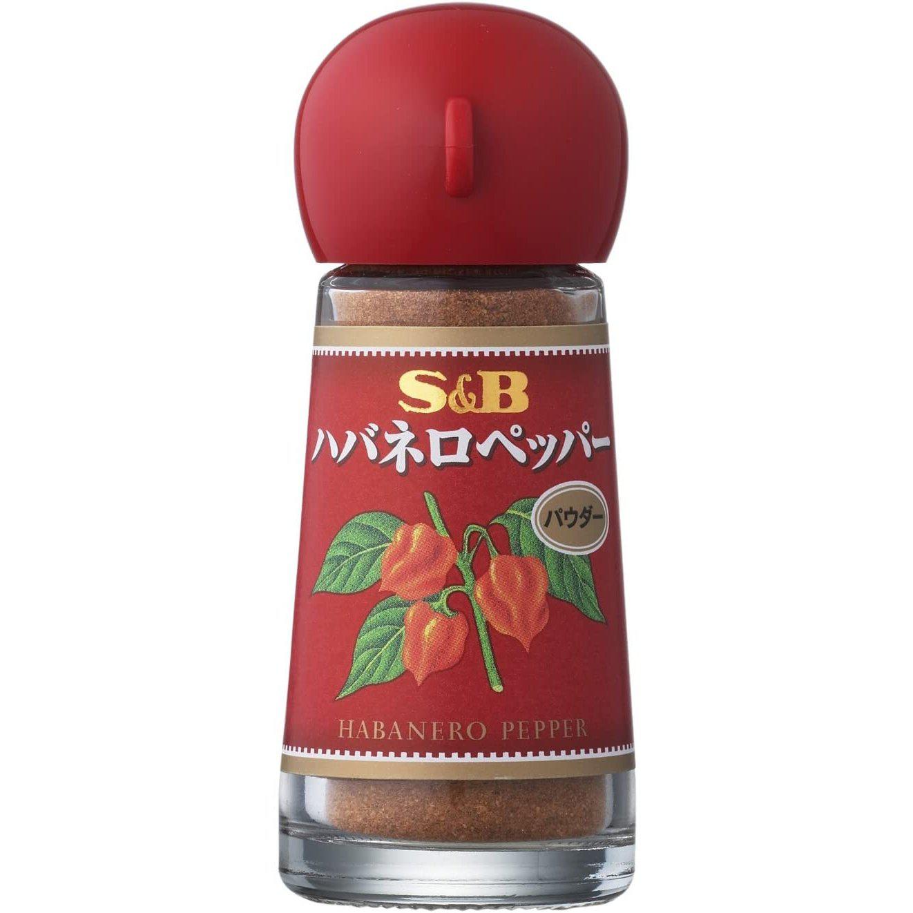 S&B Foods Habanero Pepper Powder Spicy Seasoning 12g