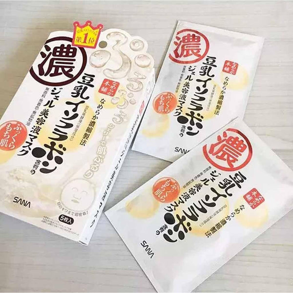 Sana Nameraka Intensive Care Jelly Serum Mask For Plump Skin 5 Sheets