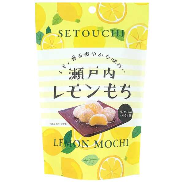 Seiki Bite Sized Daifuku Mochi Snack Setouchi Lemon Flavor 130g