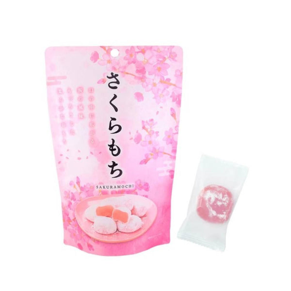 Bite Sized Mochi Snack Sakura Cherry Blossom Flavor 130g (Pack of 5)