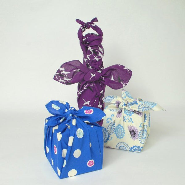 Seiran Furoshiki Flower Pattern Cotton Wrapping Cloth