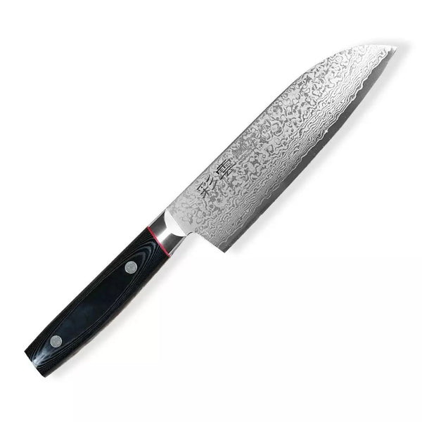 Seki Kanetsugu Saiun 33-Layer Damascus Steel Santoku Knife 170mm