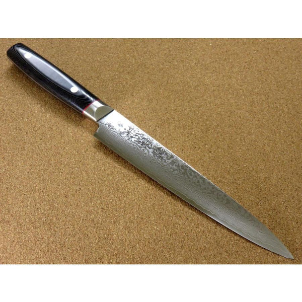 Seki Kanetsugu Saiun 33-Layer Damascus Steel Slicing Knife 210mm