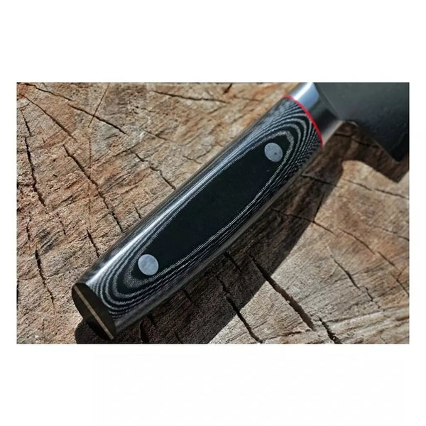 Seki Kanetsugu Saiun 33-Layer Damascus Steel Utility Knife 150mm