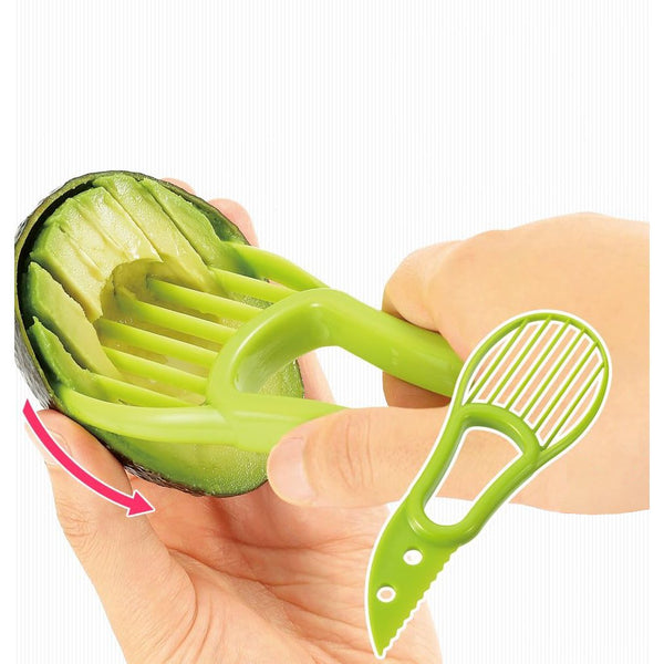 Shimomura Avocado Cutter All-In-One Avocado Slicing & Peeling Tool