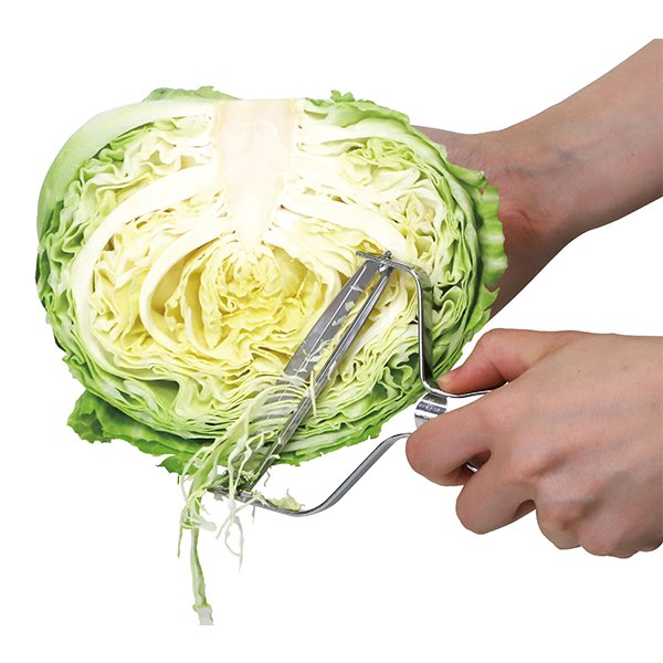 Shimomura Ergonomic Cabbage Shredder & Wide Vegetable Peeler