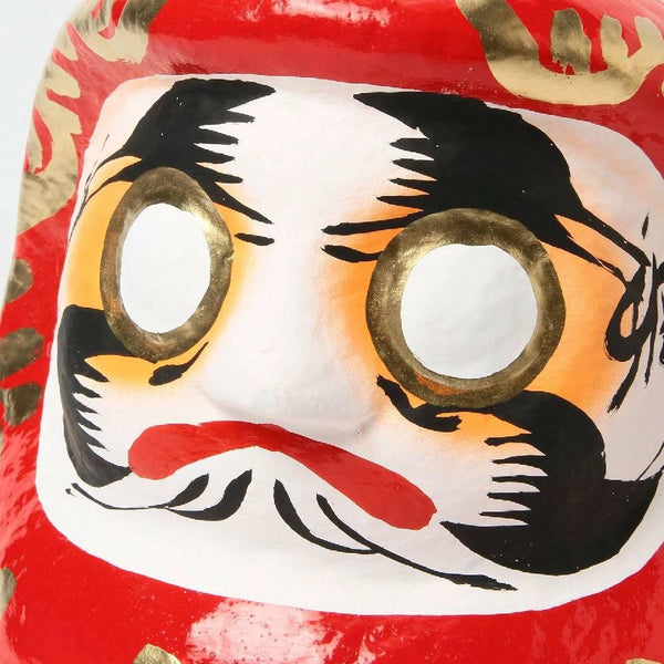 Shirakawa Daruma Doll “Ho” Handmade Good Luck Charm Red Doll 25cm