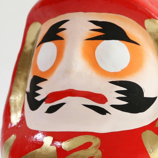 Shirakawa Daruma Doll “Ru” Handmade Good Luck Charm Red Doll 12cm