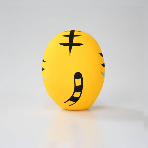Shirakawa Daruma Yellow Tiger Daruma Doll Cute Tiger Good Luck Charm 8.5cm