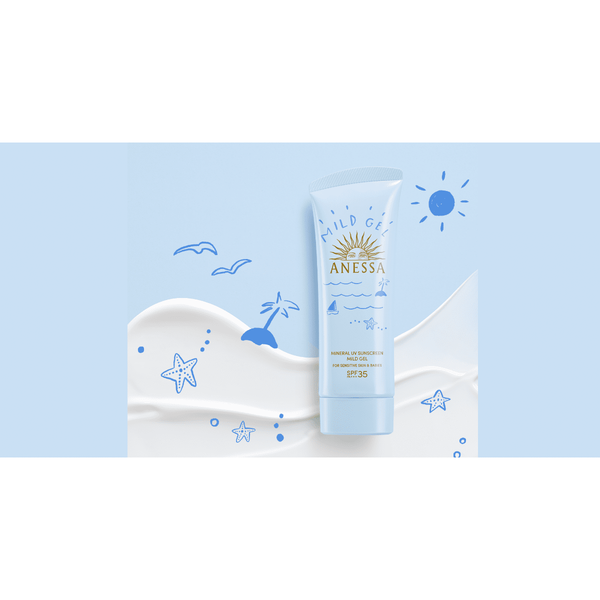 Anessa Moisture UV Sunscreen Mild Gel SPF35 PA+++ 90ml