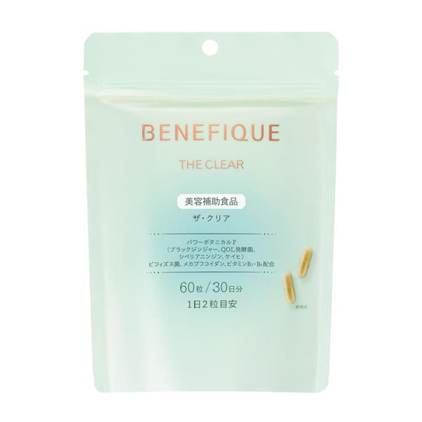 Benefique The Clear Beauty Supplement 60 Tablets (for 30 Days)
