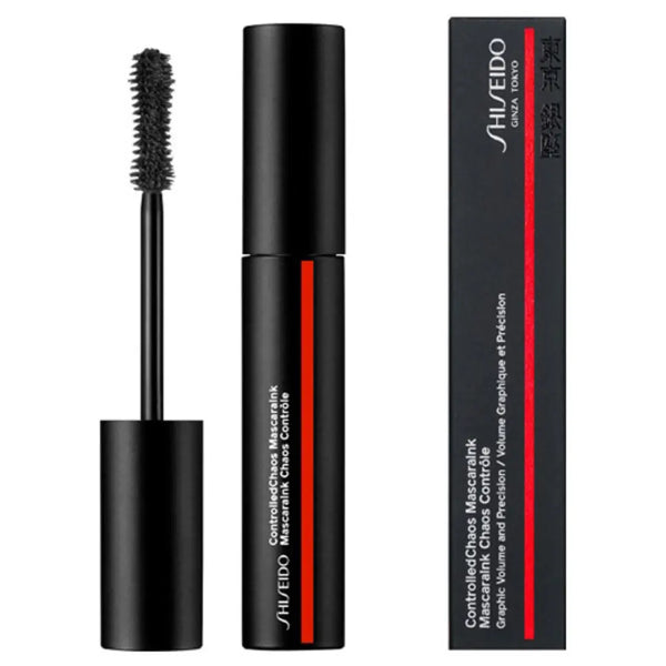 Shiseido Controlled Chaos Black Mascara Ink Volumizing Smudge-Resistant 0.32oz