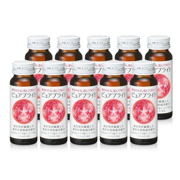 Shiseido Pure Bright Beauty Support Drink 10 Bottles