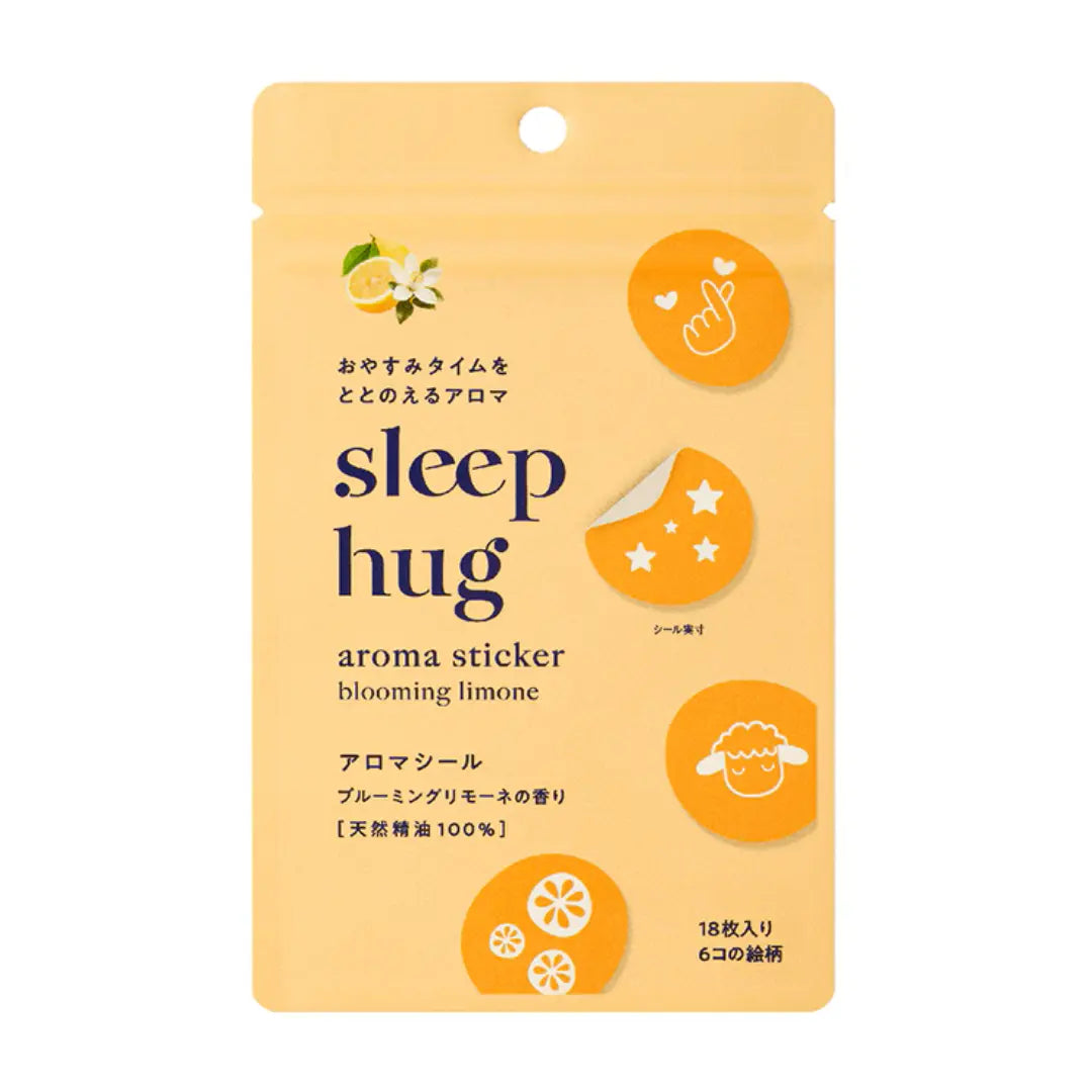 Sleep Hug Aroma Stickers Natural Essential Oil Patches Limone 18 ct.