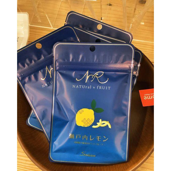 Sokan Dried Candied Setouchi Lemon Peel Additive-Free 18g (Pack of 6)