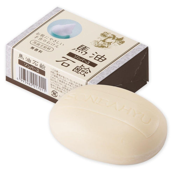 Son Bahyu Japan Horse Oil Bar Soap Fragrance-Free 85g