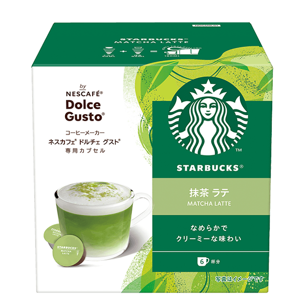 Starbucks Japan Matcha Green Tea Latte (Nescafé Dolce Gusto Capsules) 12 Pods
