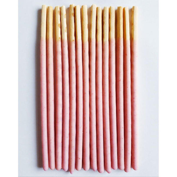 Strawberry Pocky Strawberry Chocolate Biscuit Sticks (Pack of 6)
