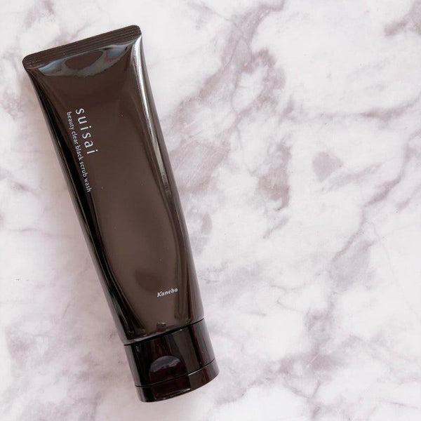 Suisai Beauty Clear Black Scrub Wash Clay Charcoal Pore Cleanser 130g