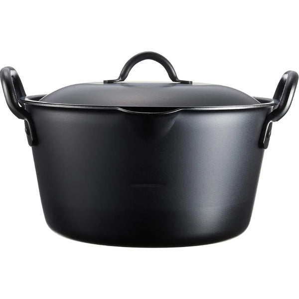 Summit Iron Deep Fry Pot Tempura Pot with Lid IH Compatible 20cm