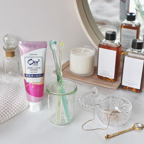 Sunstar Ora2 Stain Removal Toothpaste Peach Mint Flavor 130g