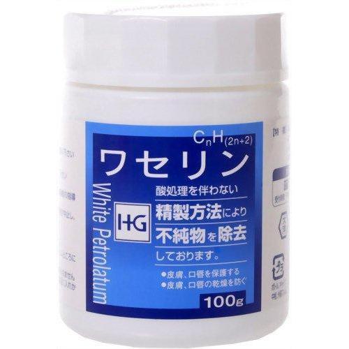 Taiyo Vaseline HG Pure White Petroleum Jelly Dry Skin Balm 100g