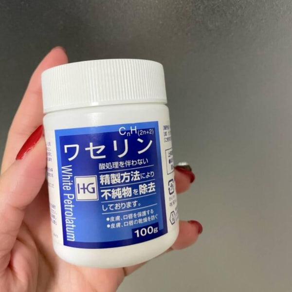 Taiyo Vaseline HG Pure White Petroleum Jelly Dry Skin Balm 100g