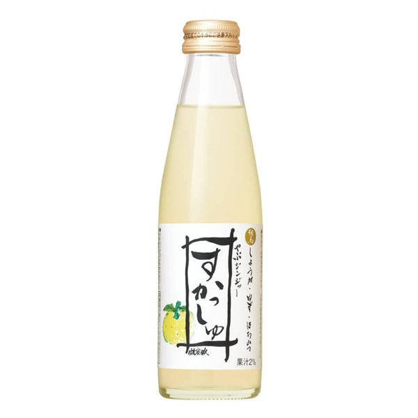 Tajima Jozo Sparkling Yuzu & Yabu Ginger Vinegar Soda Drink 200ml