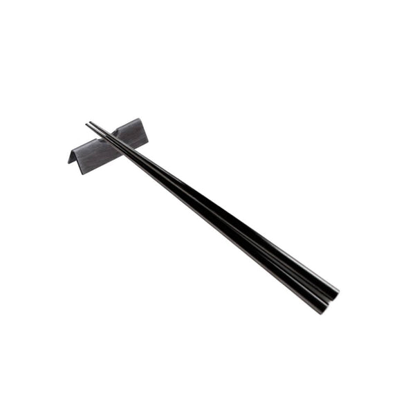 Todai Stylish Black Oxide Stainless Steel Modern Chopstick Holder