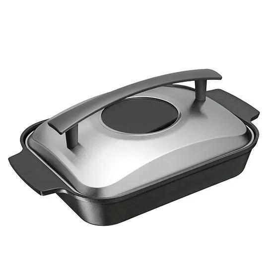 Uchicook Steam Grill with Metal Lid Grey UCS15