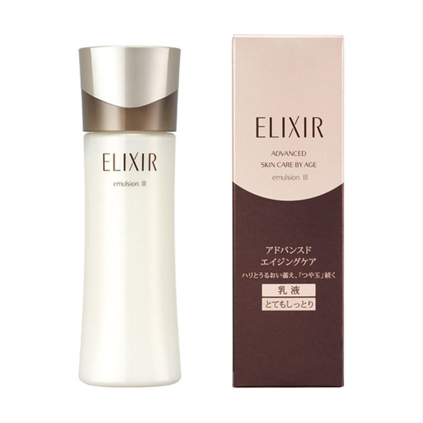 Shiseido Elixir Advanced Skin Care by Age Emulsion (Anti Aging Skin Glowing Face Milk) 130ml
