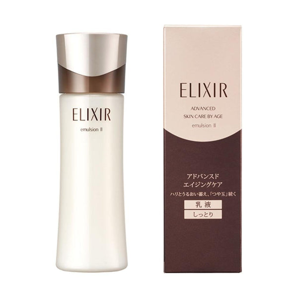 Shiseido Elixir Advanced Skin Care by Age Emulsion (Anti Aging Skin Glowing Face Milk) 130ml