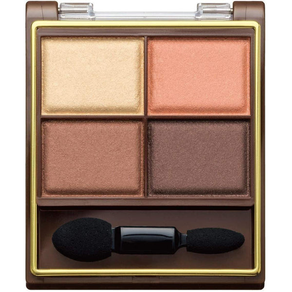 Excel Skinny Rich Shadow 4-Color Eyeshadow Quad Natural Brown Tones