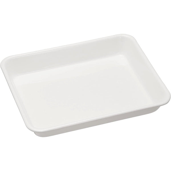 Noda Horo Japan White Enamel Tray Series Minimalist Tray