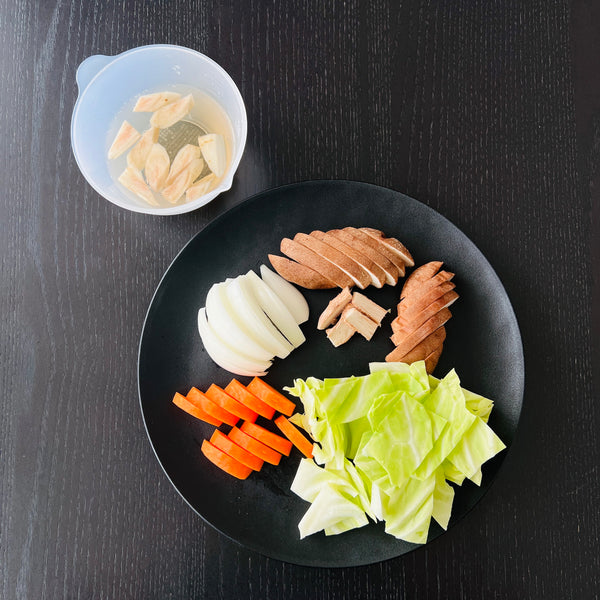 vegan miso soup vegetables