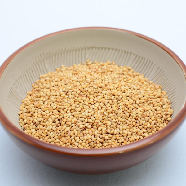 Wadaman Certified Organic Roasted White Sesame Seeds 50g