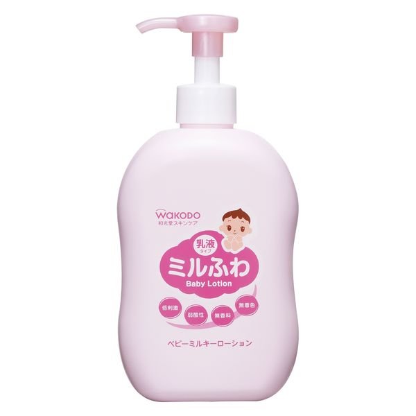 Wakodo Mirufuwa Baby Milk Lotion Gentle Hydrating 300ml Pump