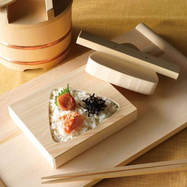 Hinoki Onigiri Mold Extra Large Rice Ball Maker 18.2cm