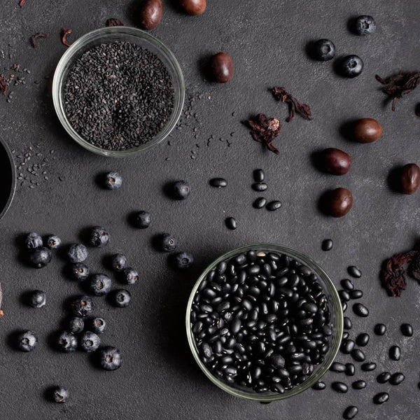 Yamamoto Kanpo Kinako Kuromame Black Sesame Powder 400g